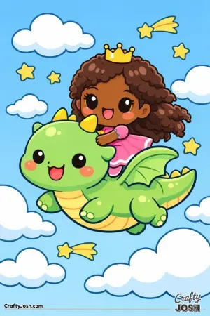 These friends are flying through the sky sky together