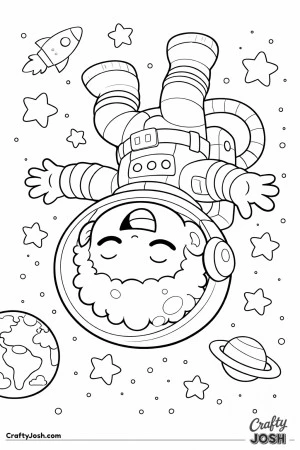 A curious little astronaut kneels on the moon, planting bright flowers where no garden has grown before.