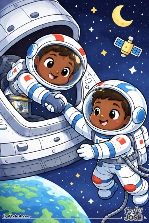 Helping hands in zero gravity!