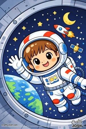 Wave hello from orbit!