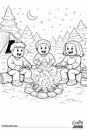 Brookhaven campfire marshmallows