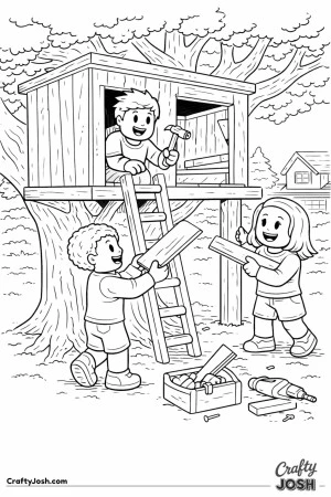 Brookhaven treehouse build