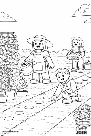 Busy garden morning Roblox