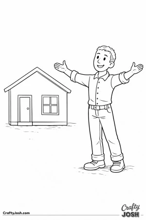 Construction worker we built this pose