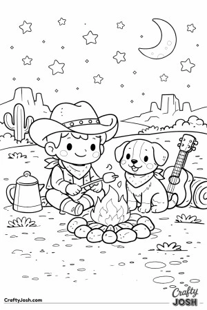 Yeehaw! This happy young cowboy is waving hello while standing proudly beside his trusty horse on a sunny day.