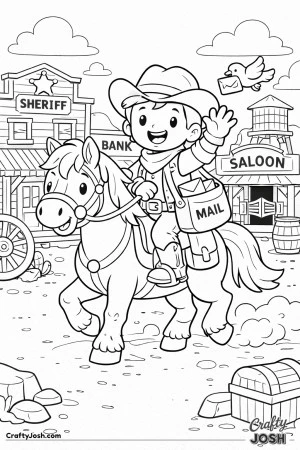 Saddle up for a happy adventure in the Wild West!