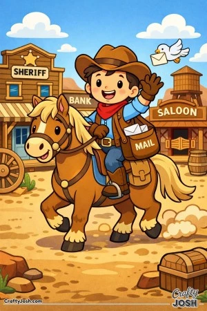 Saddle up for a happy adventure in the Wild West!