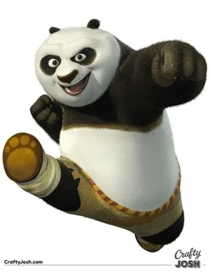 Mid-air, paws flying, and confidence at maximum power.