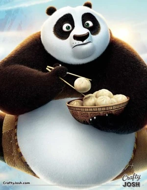 Mid-battle? Mid-training? Doesn’t matter — dumplings come first.