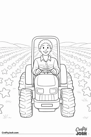 Farmer star shaped crops