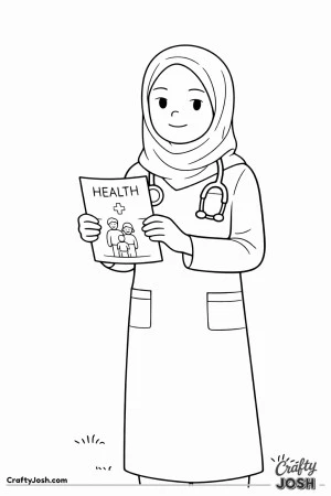 Female nurse community outreach