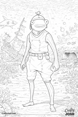 Fornite fish underwater