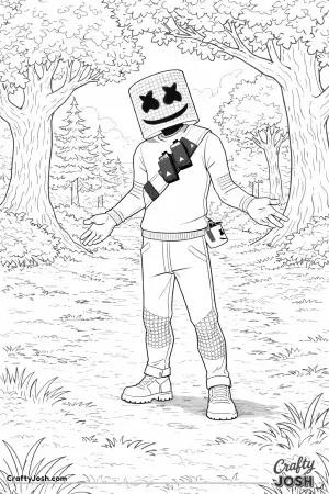 Fornite marshmellow woods