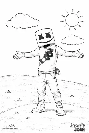 Fornite marshmellow woods sunny