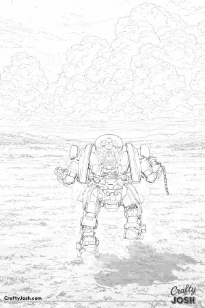 Fornite robot guns grass