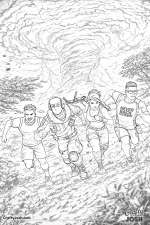 Fornite running storm squad