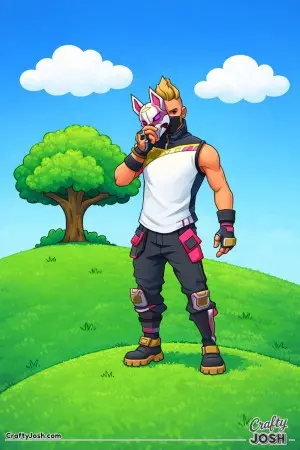 Fornite skin relax woods