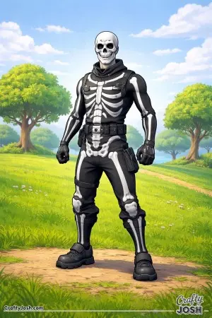 Fornite skulltrooper woods simple