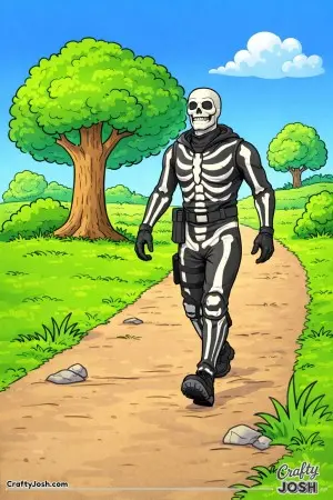 Fornite skulltrooper woods