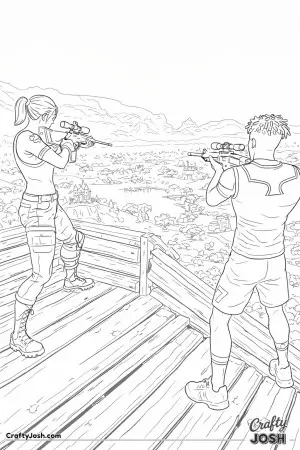 Fornite sniping woodstairs high