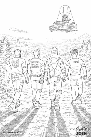 Fornite squad battlebus fornitebus