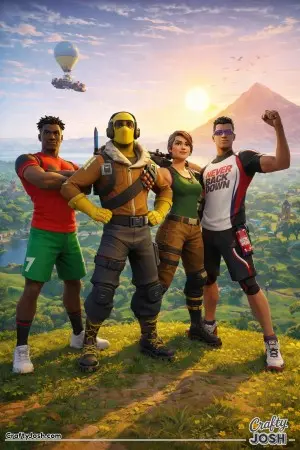 Fornite squad relax battlebus