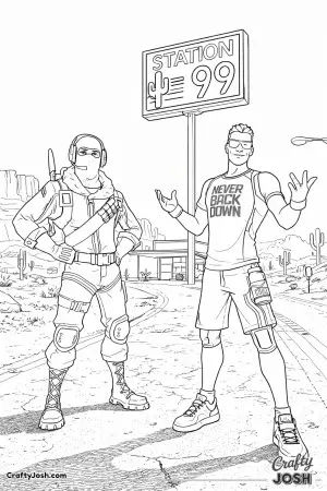 Fornite sumset twomen station