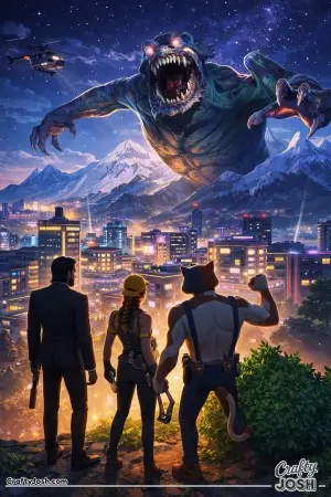 Fornite trio monster city