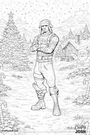 Fornite xmas tree skin