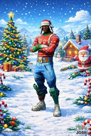 Fornite xmas tree skin