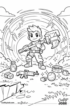 Fortnite last circle showdown on hill