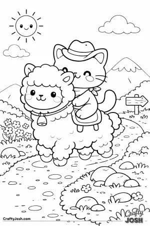 A brave little kitty sets off on an adorable adventure