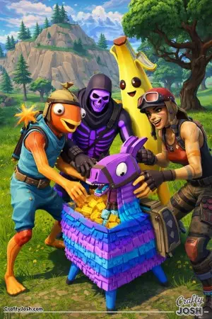 Opening Llama Loot with the Squad