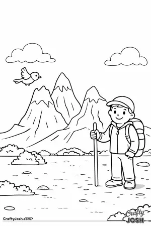 Meet a happy hiker exploring the wide open mountains of Patagonia