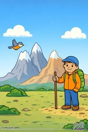 Meet a happy hiker exploring the wide open mountains of Patagonia