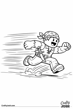 Pirate speed dash move coloring page