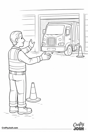 Sanitation worker depot parking guide
