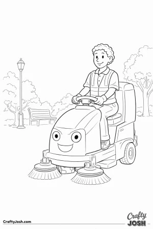 Sanitation worker electric path cleaner