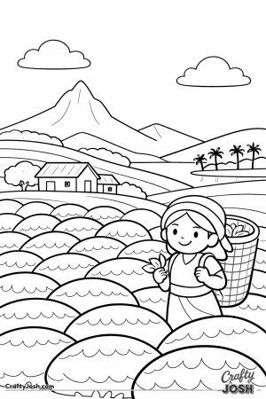 Travel to the rolling tea fields of Sri Lanka, where rounded bushes stretch across the hills and a friendly worker gathers fresh leaves