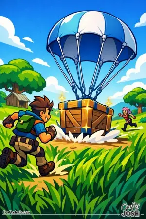 Supply drop landing moment