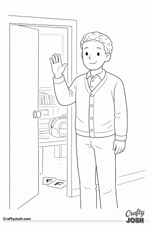 Teacher end of day goodbye