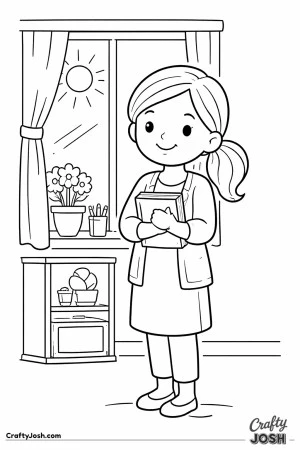 Teacher morning classroom