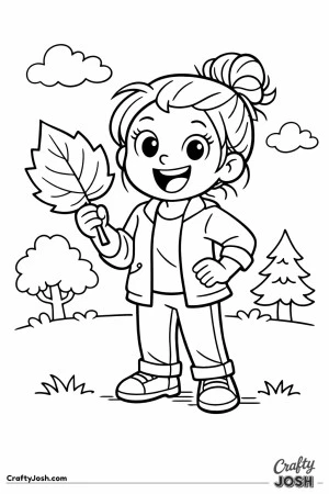 Teacher outdoor nature lesson