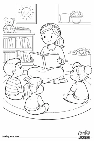 Teacher storytime group