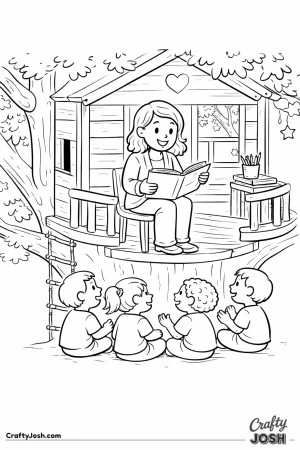 Teacher treehouse classroom