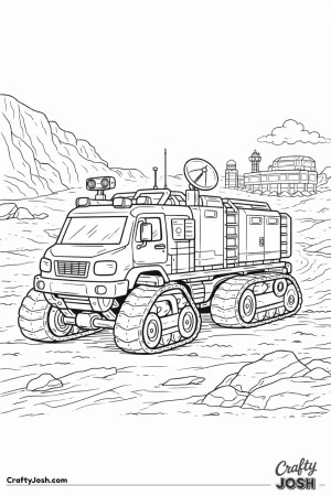 Arctic exploration truck