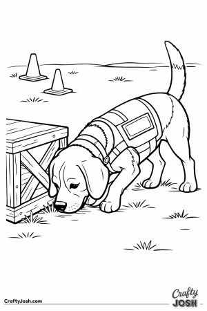 Beagle search training field