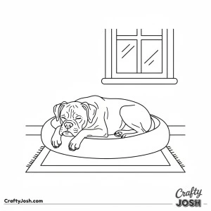 Boxer indoor cozy bed