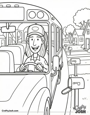Bus driver baseball cap