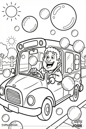 Bus driver bubbles